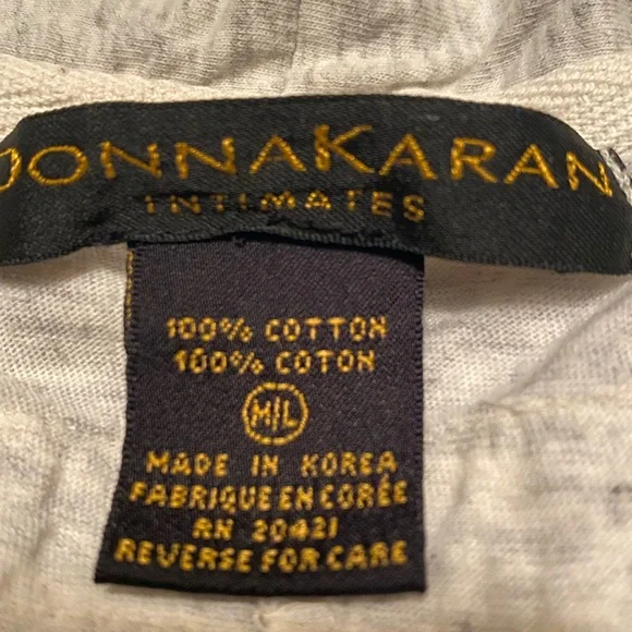 Donna Karan Light Gray Robe - Picture 2 of 2